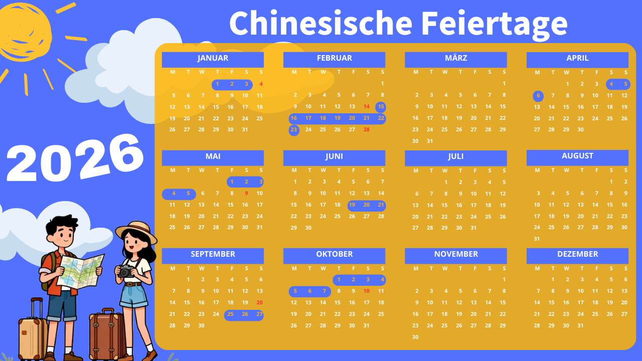 Chinesische Feiertage 2026