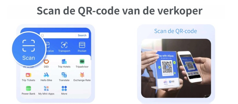Hoe betaal je met Alipay?