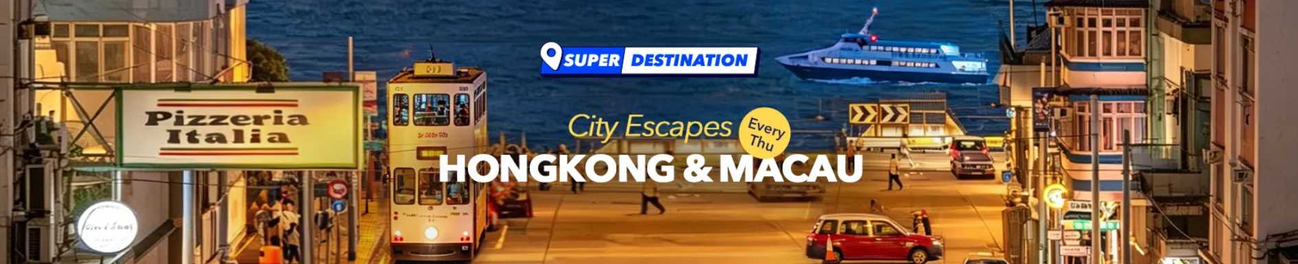 Weekly Thursday HK & Macau City Escape Sale: Up to 50% Off Hotels & Disneyland Tickets