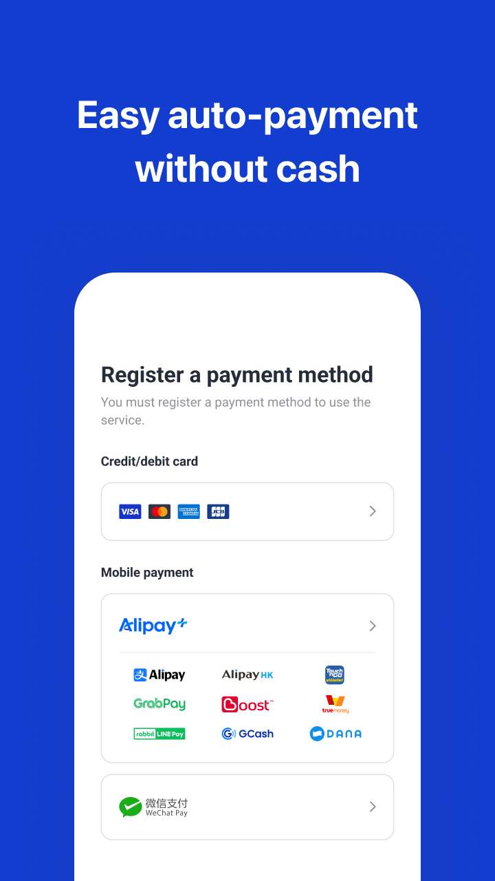 Interface K.ride app  1