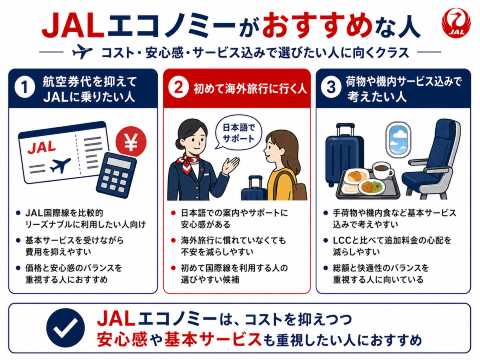 JALエコノミーがおすすめな人