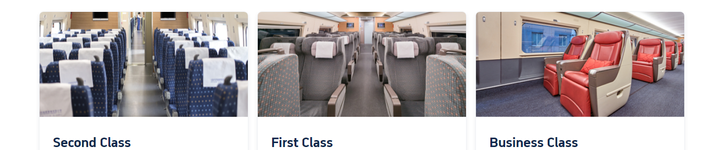 Trip.com China Train - Choosing the Right Seat Types