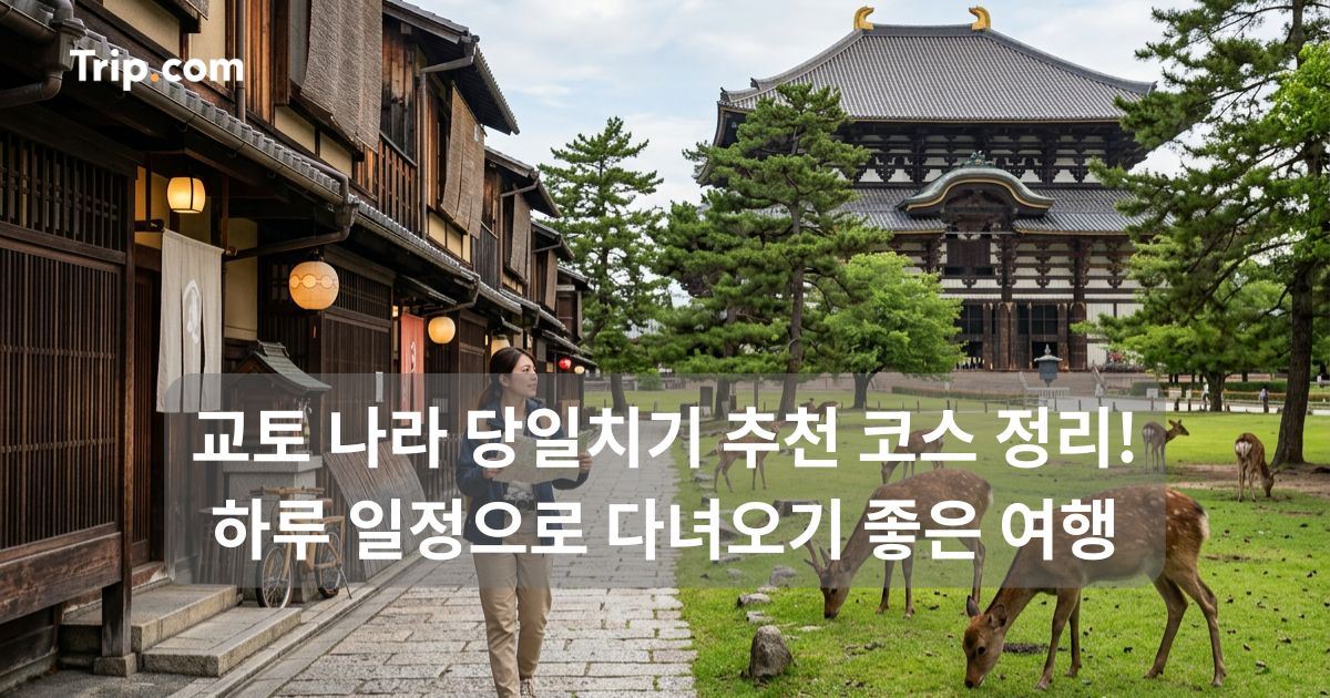 교토 나라 당일치기 추천