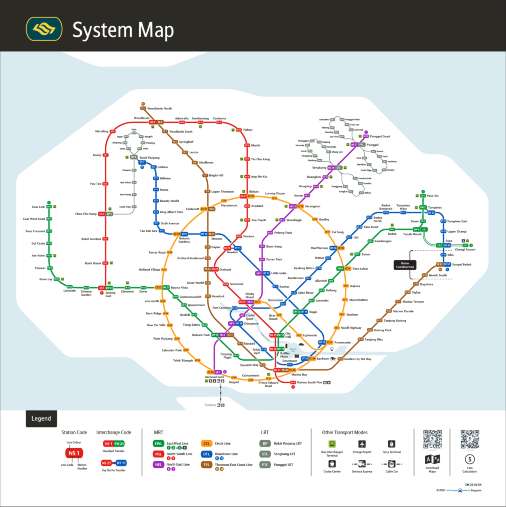 Singapore MRT Map