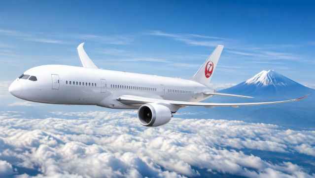 JAL機の横長写真