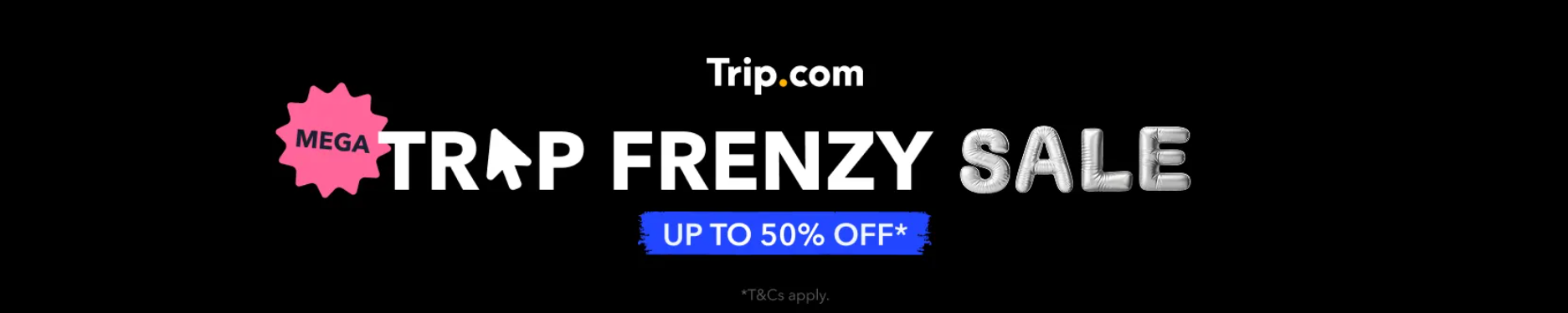 Trip.com Promo Code Australia: Trip.com Mega Trip Frenzy Sale – Up to 50% Off