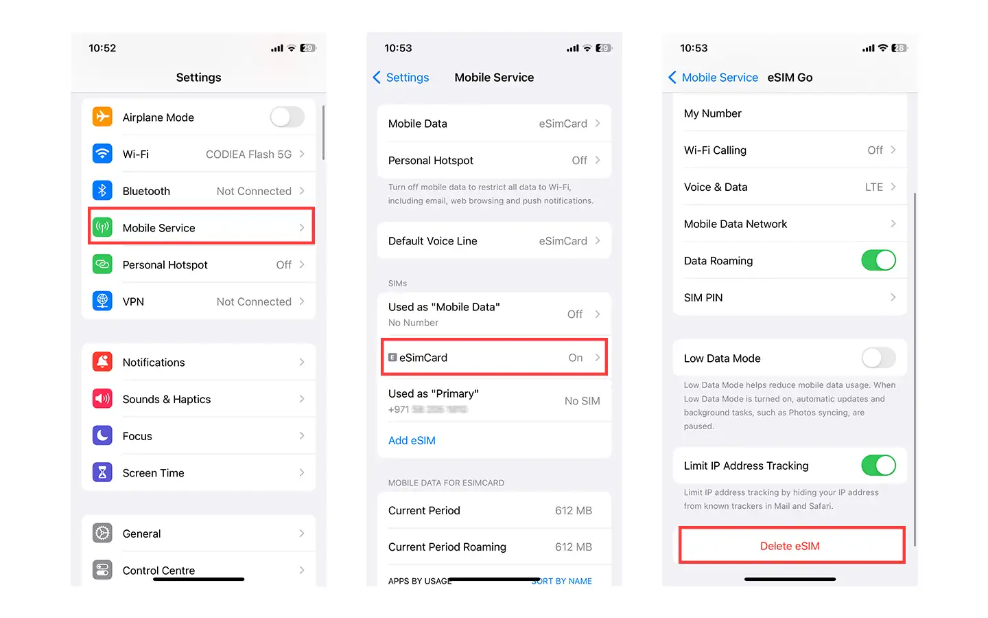 How to Delete an eSIM on iPhone