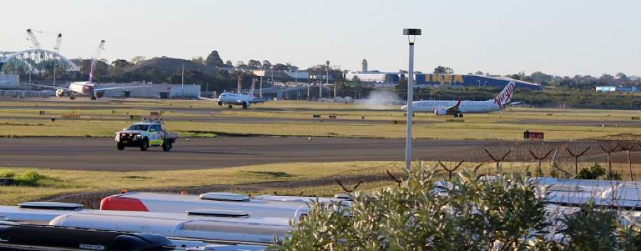 Flying from Perth to Brisbane: Perth Airport