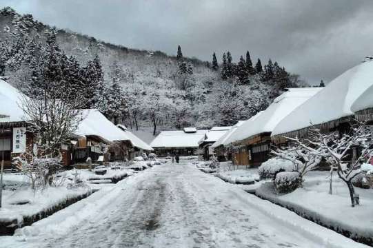 โออุจิ จูคุ - ที่เที่ยวญี่ปุ่นหน้าหนาว