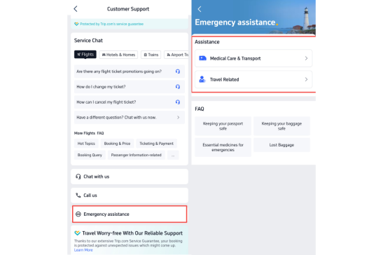 Step 4: Contact Trip.com Customer Support for Emergency Assistance