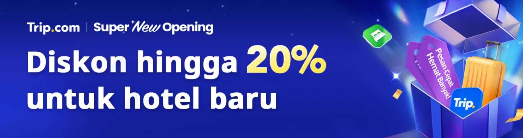 Temukan kode promo hotel Trip.com