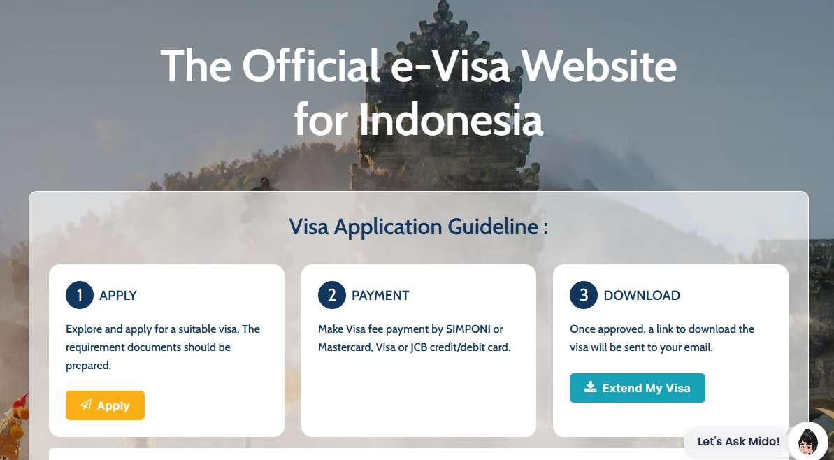Indonesia Arrival Card | Under the Autogate System