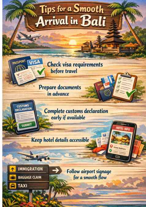Tips Arrival in Bali