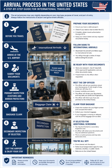 Detailed Arrival Process in the United States