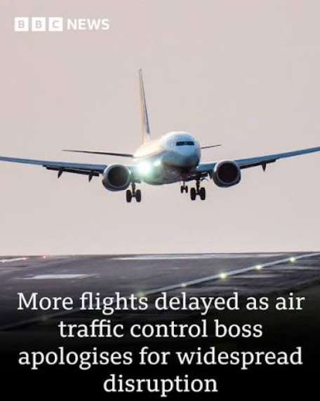 UK Air Traffic Control Failure - flights delayed