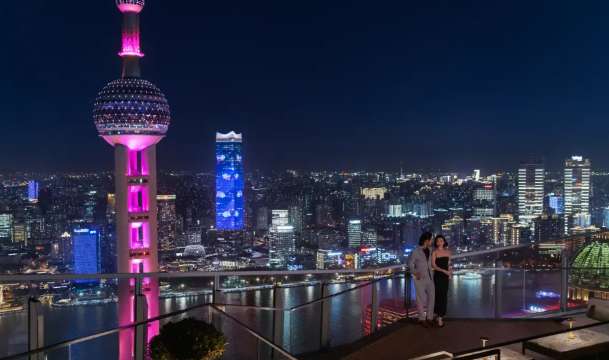 Night view from The Ritz-Carlton Spa
