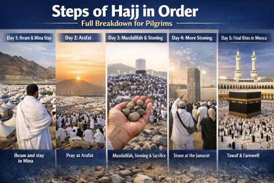 Hajj Process Step by Step