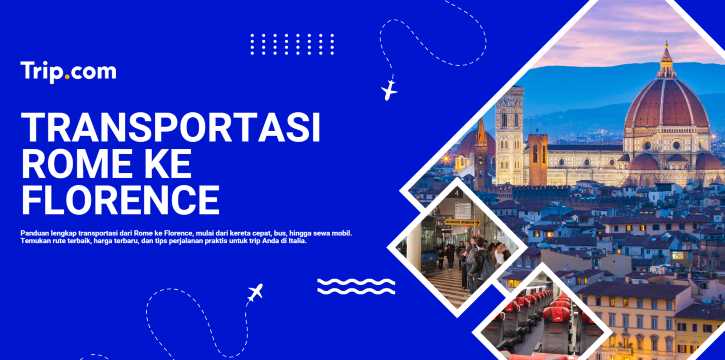 transportasi rome ke florence