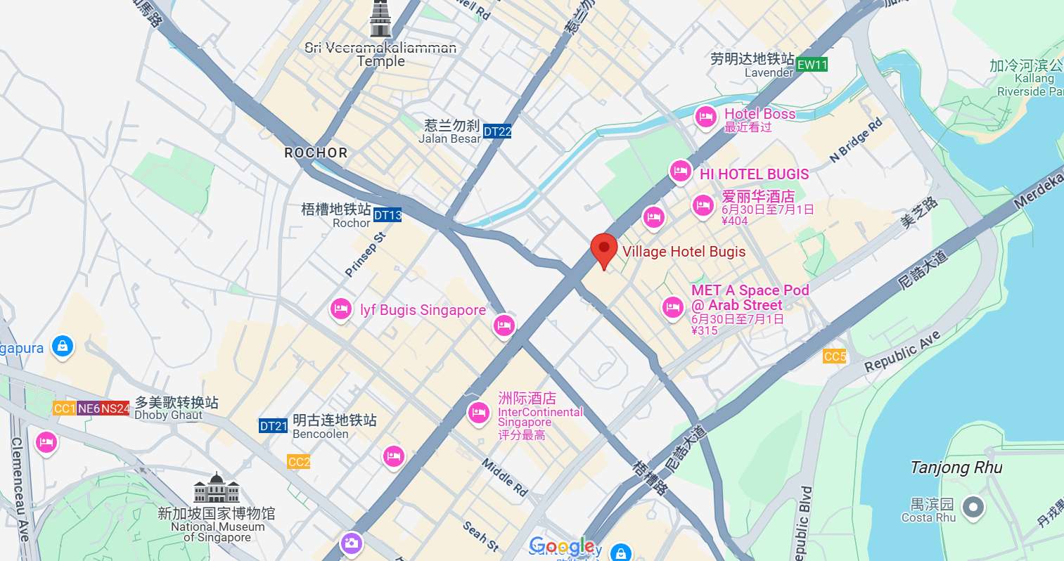 Village Hotel Bugis Location