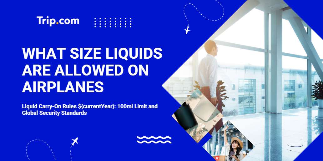 Liquid Carry-On Rules 2026: 100ml Limit and Global Security Standards | Trip.com