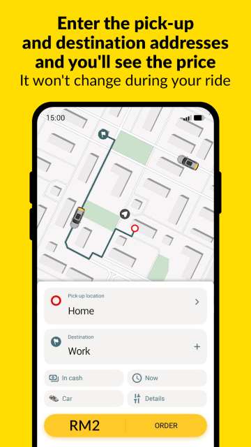 Enter Destination Maxim App