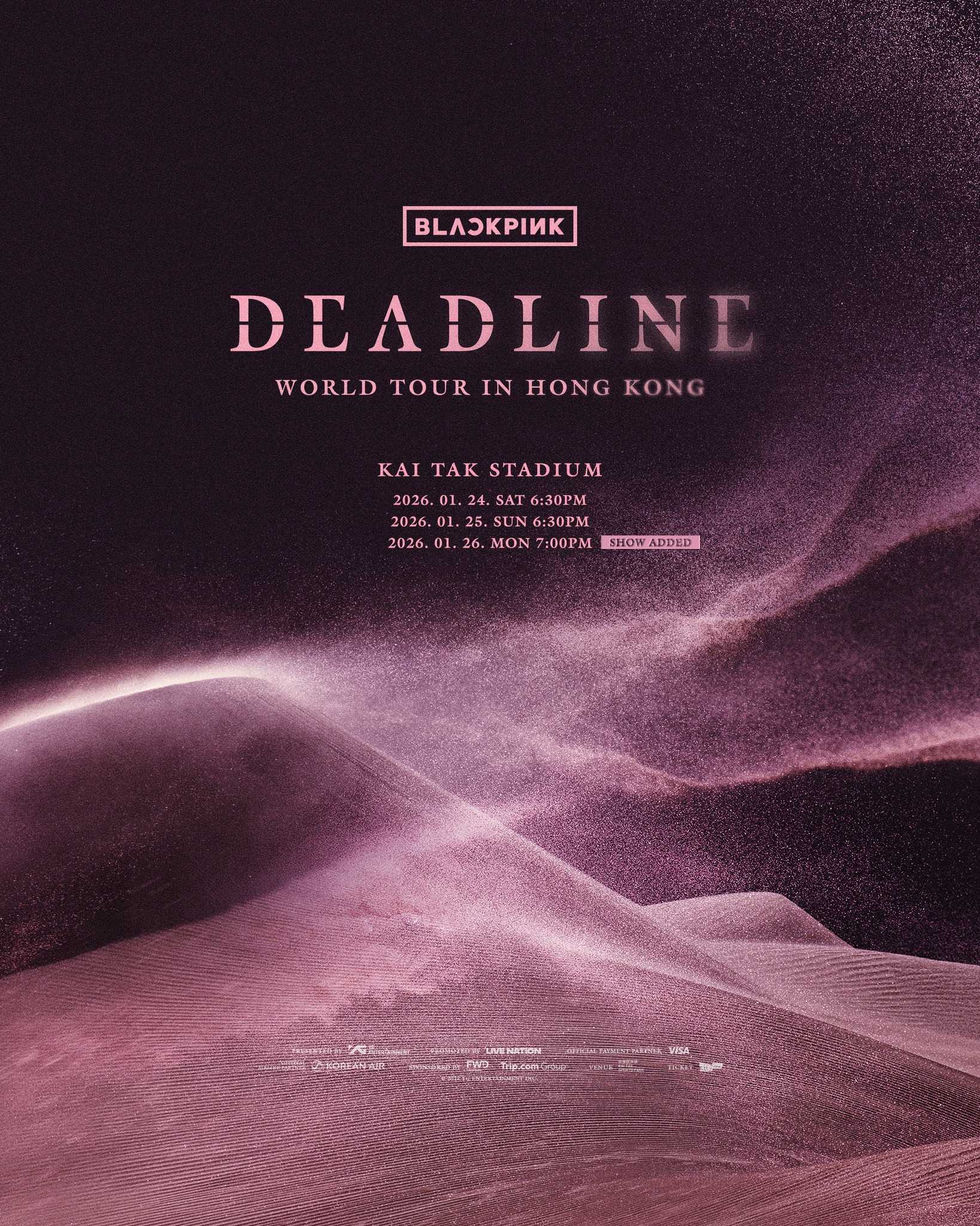 BLACKPINK 世界巡迴演唱會<DEADLINE>香港站
