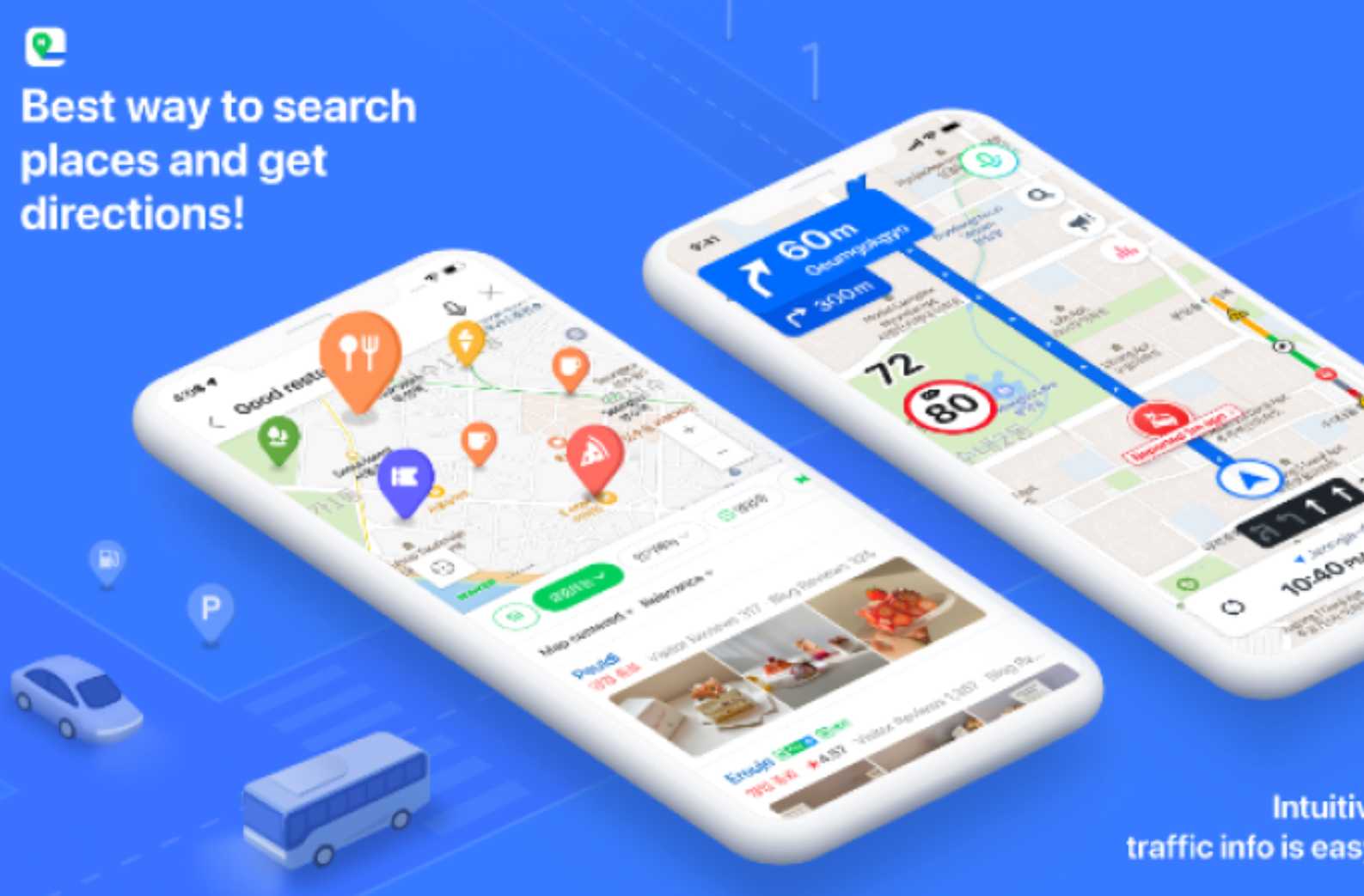 Naver Map App in Phone