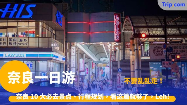 奈良一日游攻略：交通票券、行程安排与10大必去景点推荐 | Trip.com