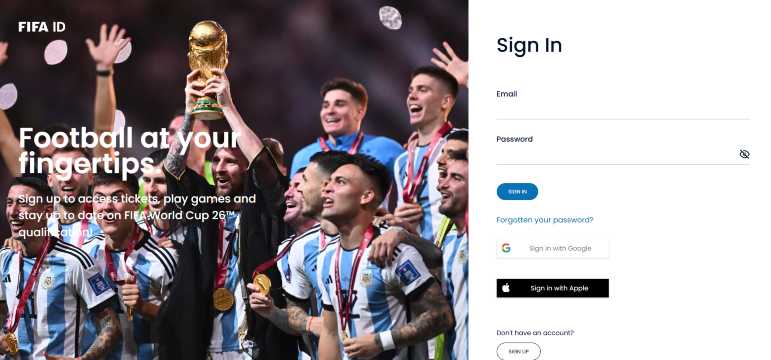 Register a FIFA ID