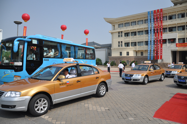 蘇州のタクシー