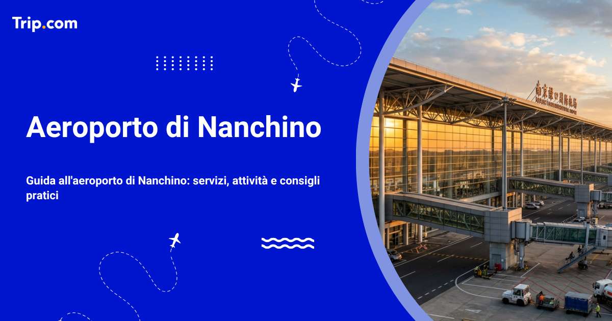 Aeroporto di Nanchino: trasporti, servizi e consigli