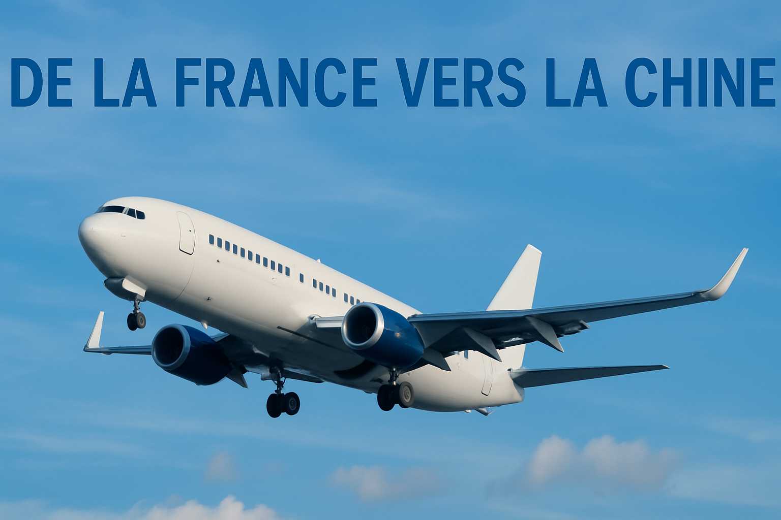 vols la france vers la chine