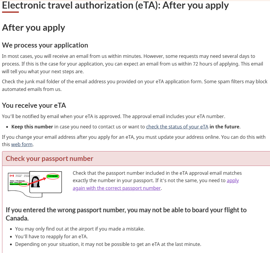 How to apply ETA Canada Step 4