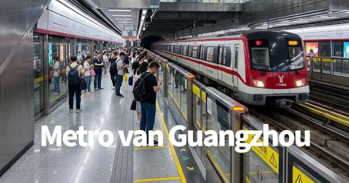 Metro van Guangzhou: kaart, dienstregeling & ticket-tip