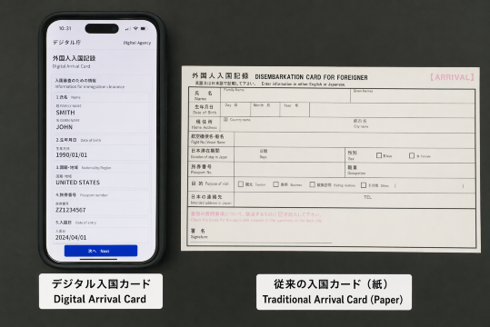 Digital Arrival card