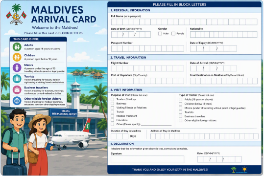 Maldives Card