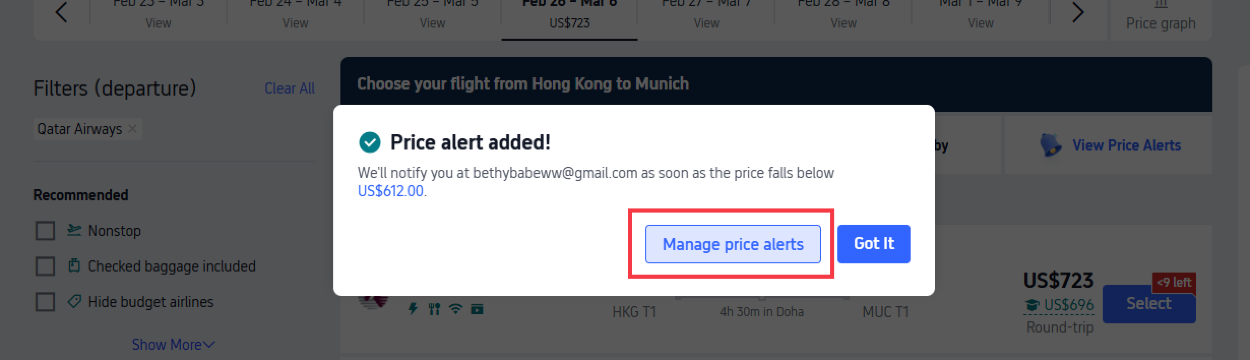 How to Set Price Alerts on Trip.com