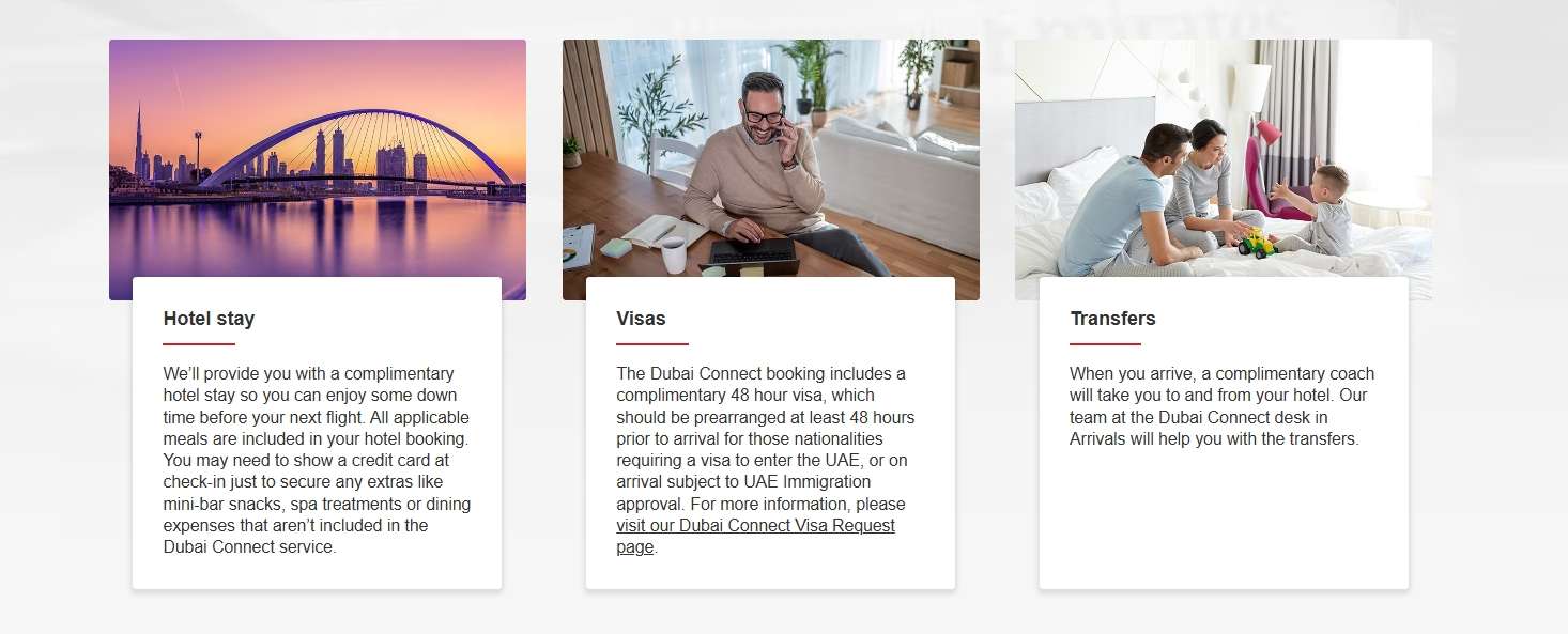 Emirates Dubai Connect Hotel Booking