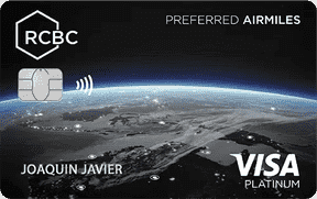 RCBC Visa Platinum (AIRMILES)