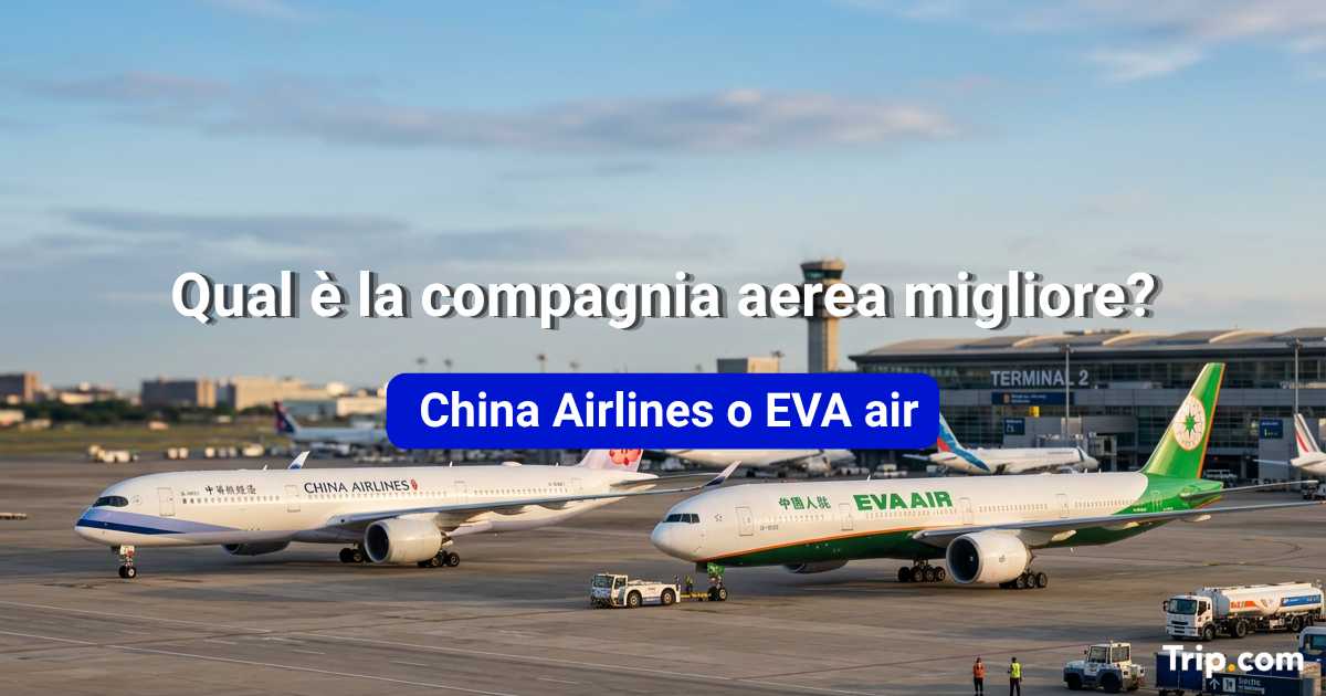 China Airlines o EVA air