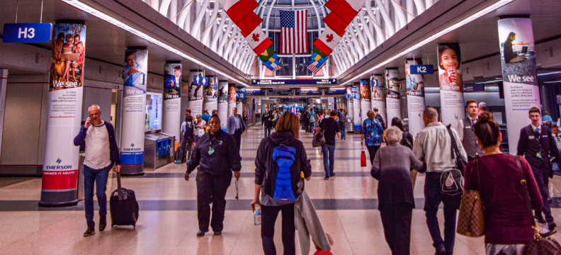 Flying from Chicago to Dallas: Chicago O'Hare International Airport (ORD)