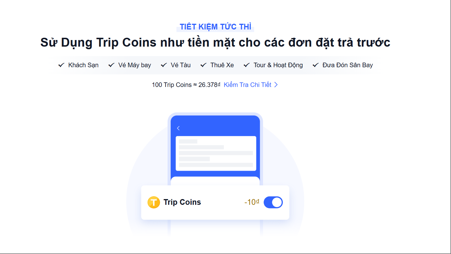 Săn Khuyến Mãi & Tích Lũy Điểm Thưởng Trip.com