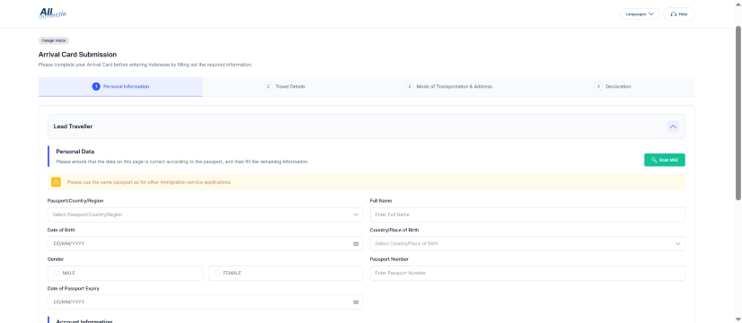 How to Fill in the Bali Arrival Card Online (Step by Step)
