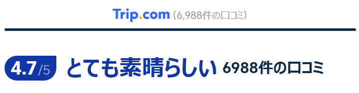 観光客のレビュー