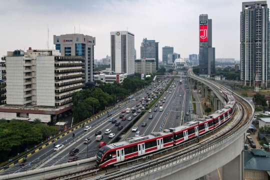 LRT Jakarta Semakin Terhubung hingga Manggarai