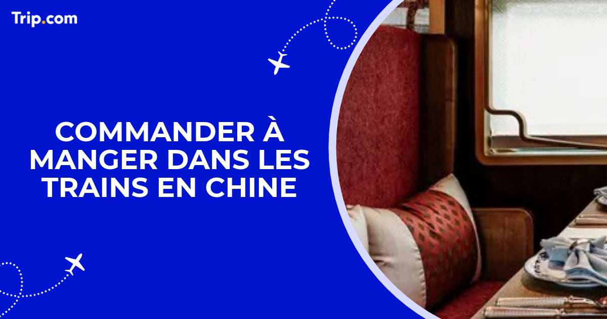 Commander à manger dans les trains en Chine : notre guide complet