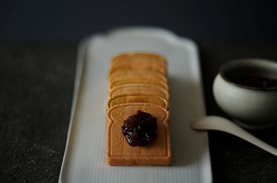 あんトースト最中（花桔梗）