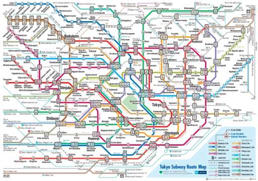 Tokyo Subway Map