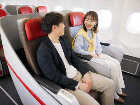 ティーウェイ航空のビジネスセイバークラスはLCCでも快適に移動したい人向け