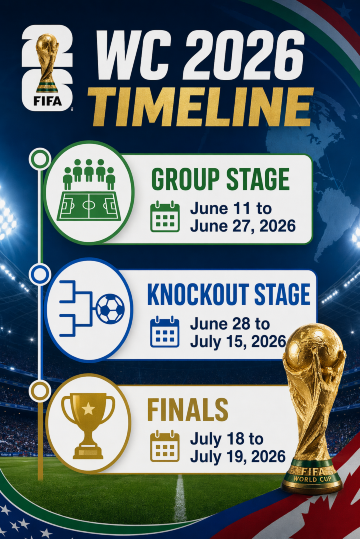 WC 2026 Timeline